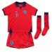 Cheap England Marcus Rashford #11 Away Football Kit Children World Cup 2022 Short Sleeve (+ pants)